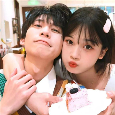 超甜的幸福情侣头像真人 甜蜜容易让人羡慕的情头