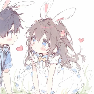 情侣头像动漫不张扬很幸福 元气爆棚的情头可爱