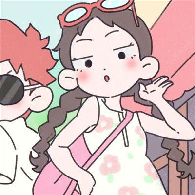 情侣头像动漫不张扬很幸福 元气爆棚的情头可爱