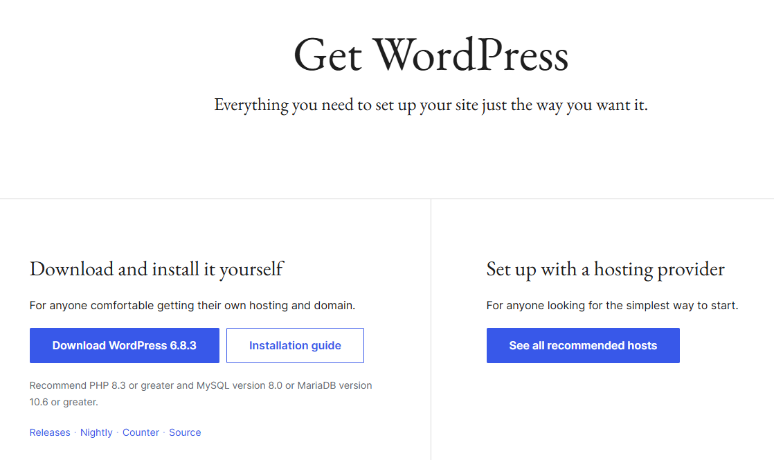 wordpress 6.8.3 版本更新/最新下载