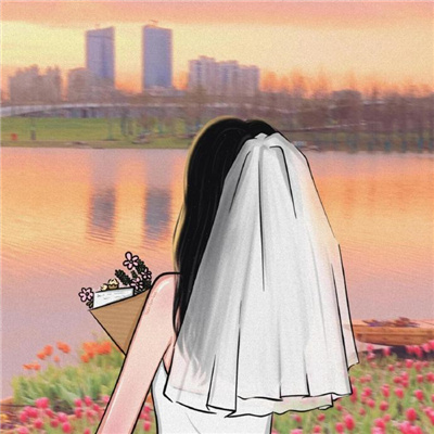 奔着结婚去的情侣头像👰 微信情侣头像 情侣专用