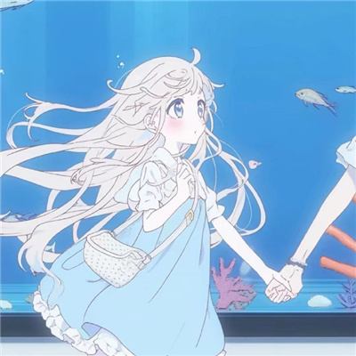 情侣头像卡通呆萌一对💑Q版情头一男一女可爱卡通