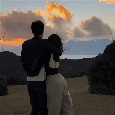 情侣头像一男一女背影👫2025一男一女情头背影
