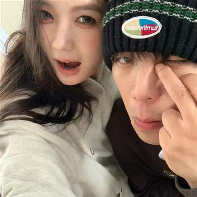 情侣头像真人一人一半💕情头不明显一人一半真人