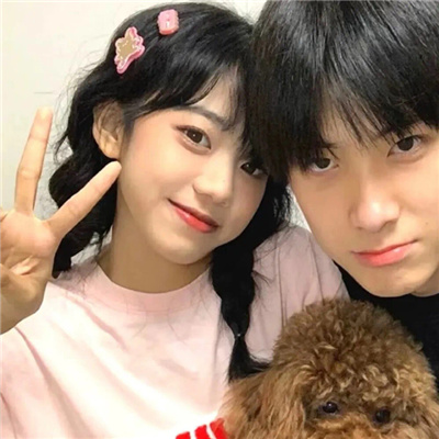 宝藏有爱意的情头幸福一对  超有爱意的可爱宠溺情侣头像适合热恋期