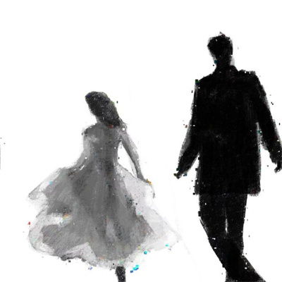 微信情侣头像卡通一左一右 2025最火爆微信卡通情侣头像