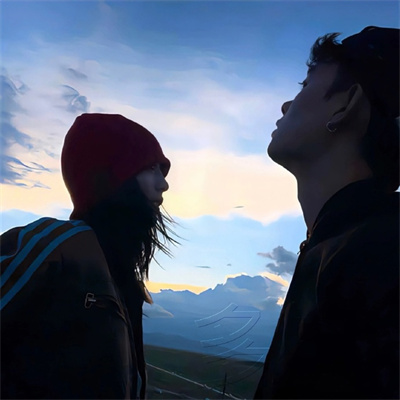 亲密互动情侣头像💑真人情头超甜超宠溺那种高清