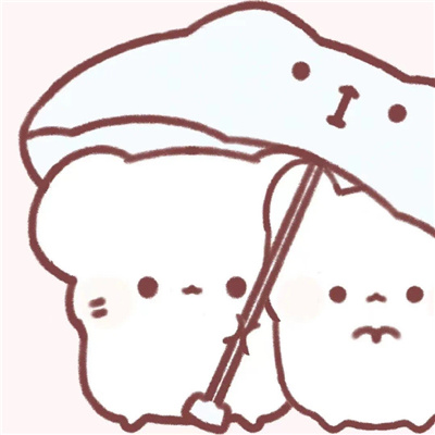 🧚卡通可爱情侣头像🎒一男一女一人一张情侣头像可爱卡通