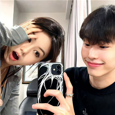 🖤冷酷情侣头像一男一女情头🔮又酷又飒的情侣头像