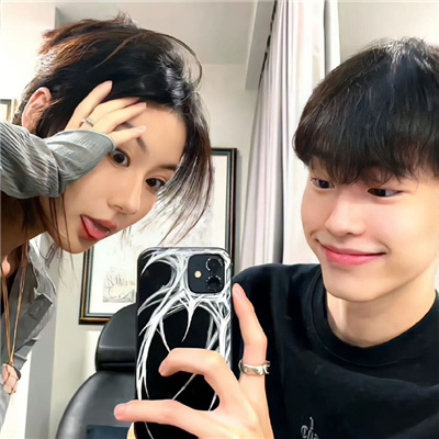 🖤冷酷情侣头像一男一女情头🔮又酷又飒的情侣头像