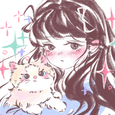 👁️好看又隐蔽的情侣头像动漫🎭卡通人物一男一女可爱的情侣头像