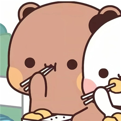 🍯一二和布布情侣头像一左一右🐻最近很火的小熊情侣头像