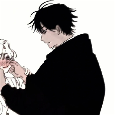 微信情头霸气高冷简约黑白⚔️情头像一人一半动漫高冷黑白