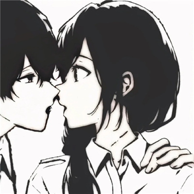 微信情头霸气高冷简约黑白⚔️情头像一人一半动漫高冷黑白