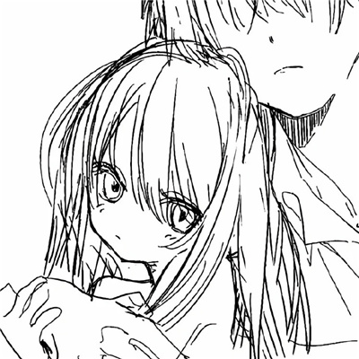 微信情头霸气高冷简约黑白⚔️情头像一人一半动漫高冷黑白