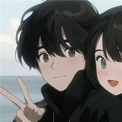 双人情侣头像ins高级质感 一男一女情侣头像一左一右