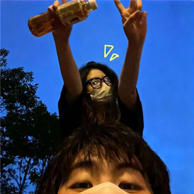 又甜又撩人的侧脸头像💘好看情侣头像唯美侧脸