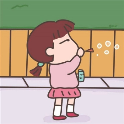 校园风动漫情头一男一女可爱👧🏻卡通情头超萌一男一女