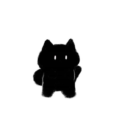 一只黑猫一只白猫的情侣头像🐾黑猫的情侣头像一左一右