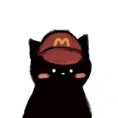 一只黑猫一只白猫的情侣头像🐾黑猫的情侣头像一左一右