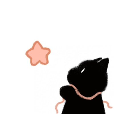 一只黑猫一只白猫的情侣头像🐾黑猫的情侣头像一左一右