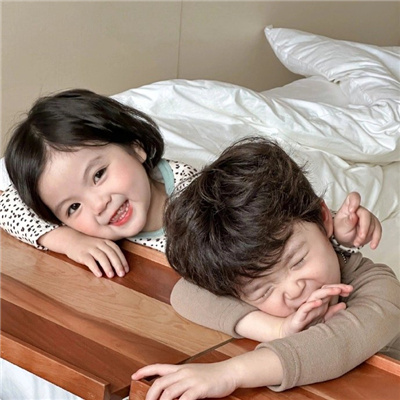超可爱小孩情侣头像👶🏻精选甜到心巴的萌娃情头
