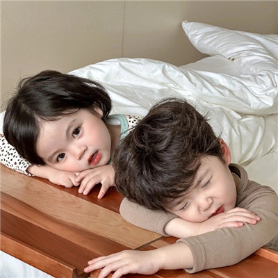 超可爱小孩情侣头像👶🏻精选甜到心巴的萌娃情头