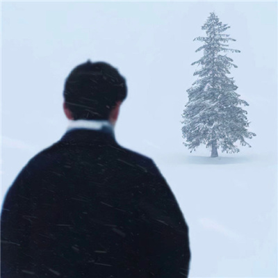 雪景情侣头像一男一女❄️精选冬日氛围感雪景情头
