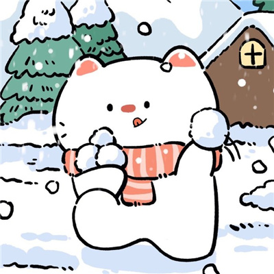 冬日可爱情侣头像⛄精选幸福感爆棚的冬日动漫情头
