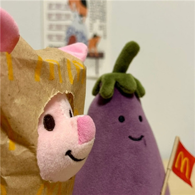 ​肉末茄子情侣头像🍆💜精选超火热创意情头