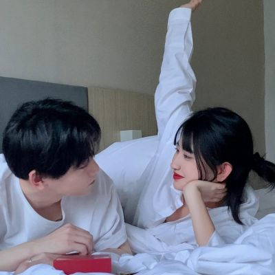 情头真人可爱萌情侣头像🐰精选软萌活力火爆情头