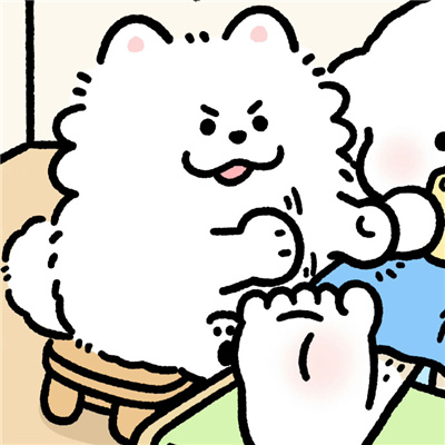 狗狗情侣头像蠢萌一对🐶精选微信爆火的可爱狗狗情头