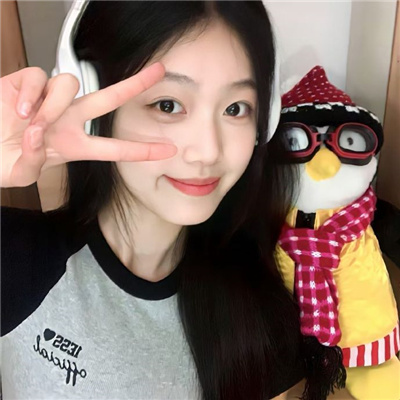真人女头ins风可爱🌈女生头像ins高级质感