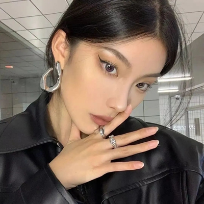 头像女真人ins高级质感遮脸🎩女生头像ins高级感黑色系霸气冷酷