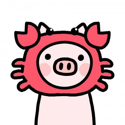 小猪情侣头像一左一右🐷精选呆萌卡通猪猪情头