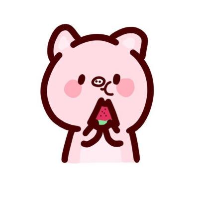 小猪情侣头像一左一右🐷精选呆萌卡通猪猪情头