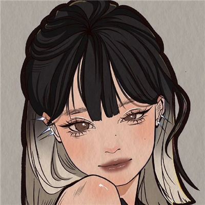 手绘头像女生唯美气质🎨精选颜值一绝的动漫女头