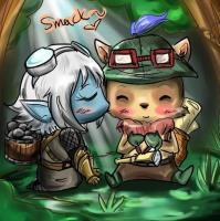 QQ手绘LOL情侣头像大全🎮峡谷恋爱图鉴
