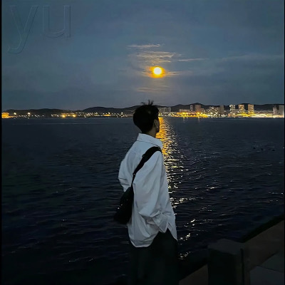真人酷拽帅气背影男头🕶️每个轮廓都写着生人勿近