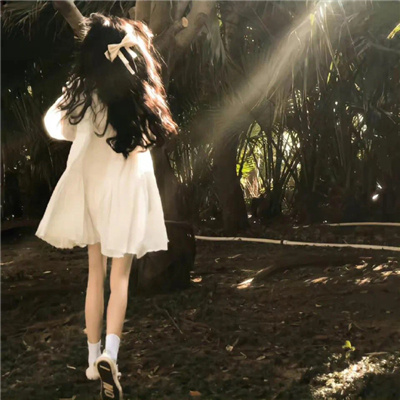 白裙氛围感背影女头合集👗把云朵穿在身上的温柔