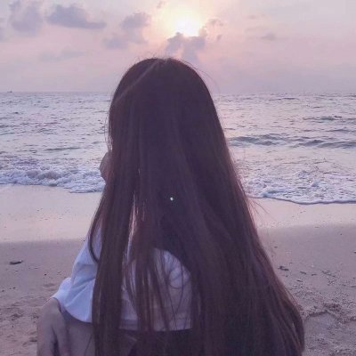 QQ女生唯美伤感背影头像2025🌊浪尽离场系列
