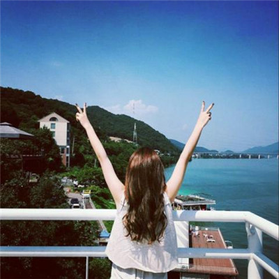 女生长发海边唯美背影头像🌊霸气社交宣言系列头像