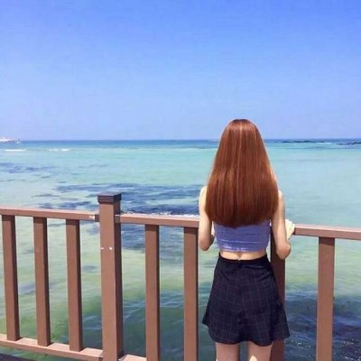 独一无二小清新女生背影头像🌿执着等待系列头像