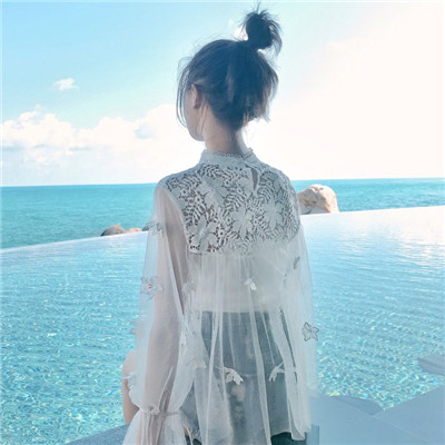 治愈系温柔风🌿唯美小清新女生长发背影头像