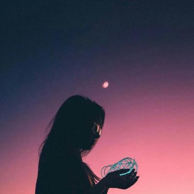唯美意境女生微信背影头像🌌氛围感侧影全收录