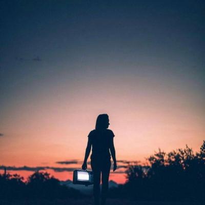 唯美意境女生微信背影头像🌌氛围感侧影全收录