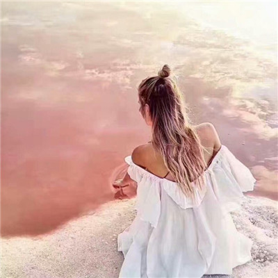 女生长发披肩海边背影头像🌊治愈系海景