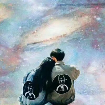 情侣背影合照两张✨不离不弃誓言