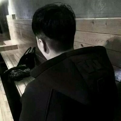 黑白帅哥头像伤感背影🌑破碎感美学✨孤独意境男生合集