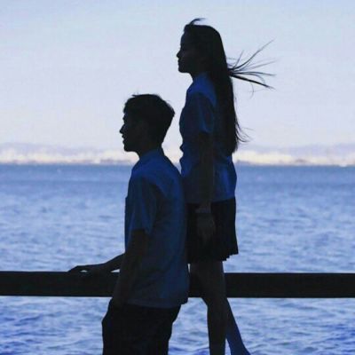 霸气幸福情侣背影头像👑咱们结婚吧宣言双图